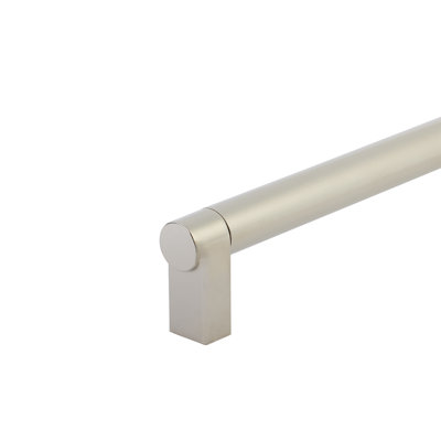 Emtek Select Appliance Pull 54" cc, Rectangular Stem, Knurled Bar