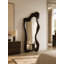Sculptural Wavy Full-Length Floor Mirror, 31.5" W x 70.9" H