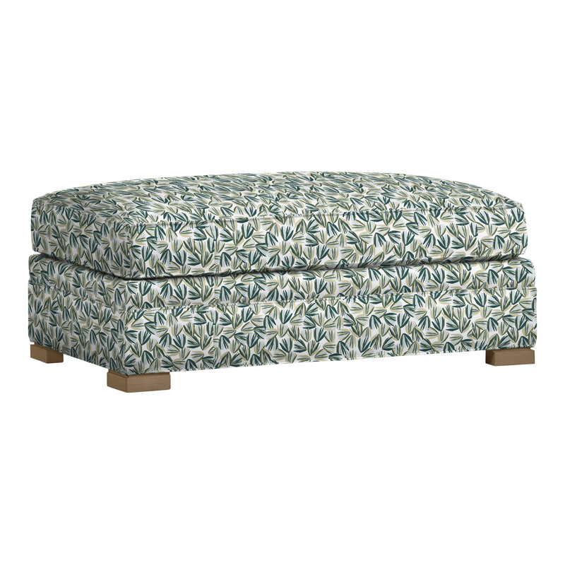 Repose-pieds et demi Nicholas, Hampton, Perigold Palmetto Verdigris
