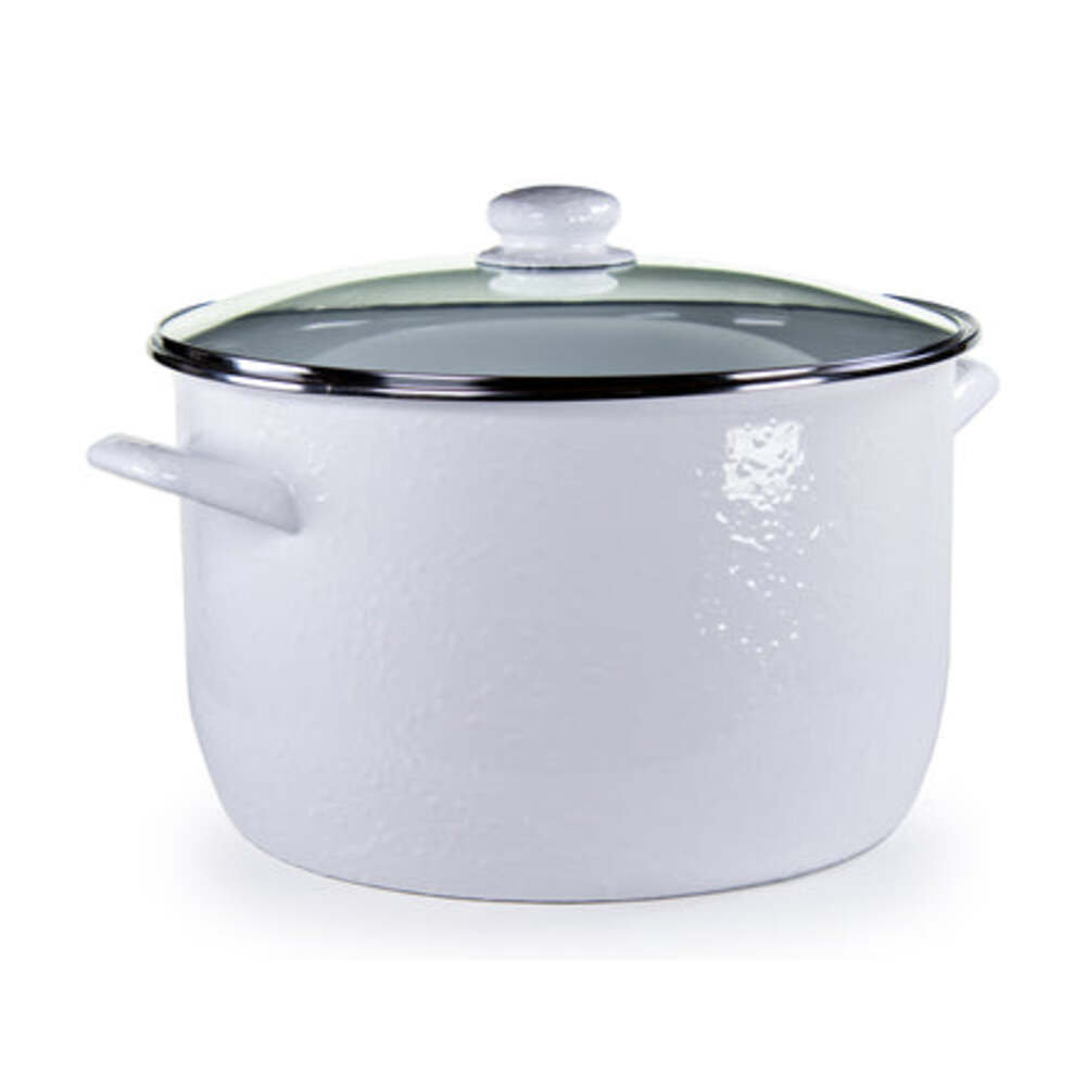 Golden Rabbit Kitchen Tea Pot Golden Rabbit Solid White 18qt Stock Pot | Wayfair