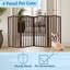 Barrière pour animaux pliable pour les escaliers, les couloirs ou les portes PETMAker Pet-44859692