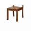 Ensemble de chaises de salle à manger avec dossier échelle, 4 pieds en bois