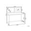 Adelphie Metal Base Writing Desk