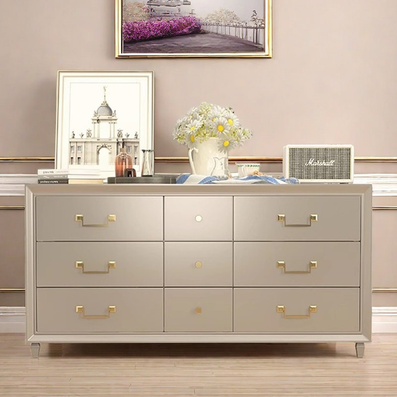 Modern Minimalist Luxury 9-Drawer Sideboard