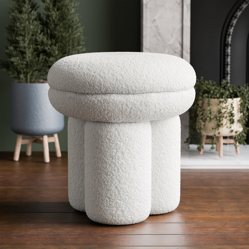 Sullen Accent Stool, Beige