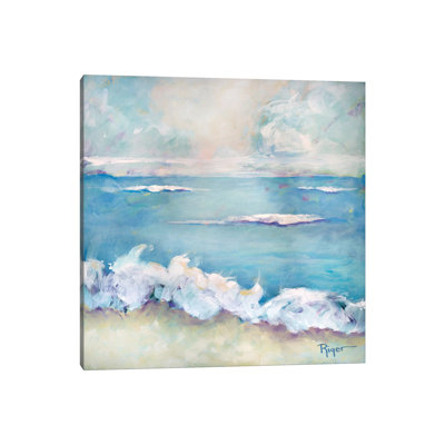 A Day At The Beach II by Sue Riger - Wrapped Canvas Painting
