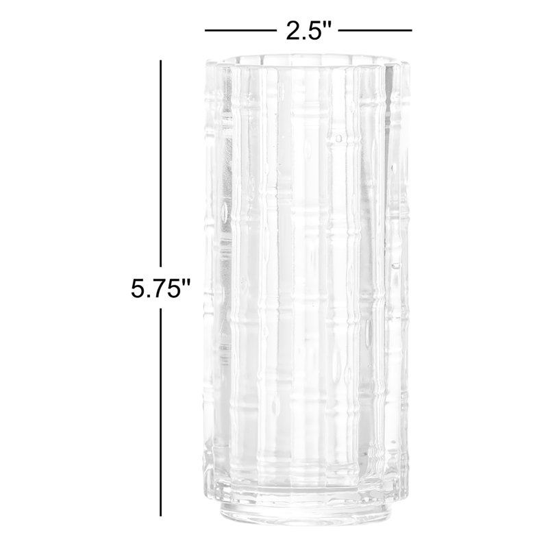 Fortessa Mahalo Glass, 11.5 Ounce Collins (Set of 4), Clear