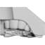 Moulure de coin intérieure 3 po H 3 po x l 4 1/2 po x P 3 3/8 po Harvest