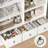 🛁 Bathroom Storage Organizer With Drawers & Open Cubes, 5-Tier Bathroom Bookcase Shelf For Towels & Toiletries, White Modern Bathroom Cabinet
