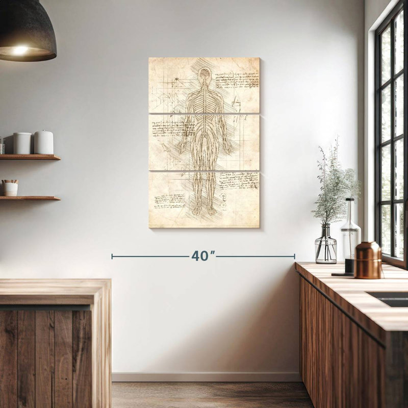 Keiri Human Nervous System, 38" H x 24" W