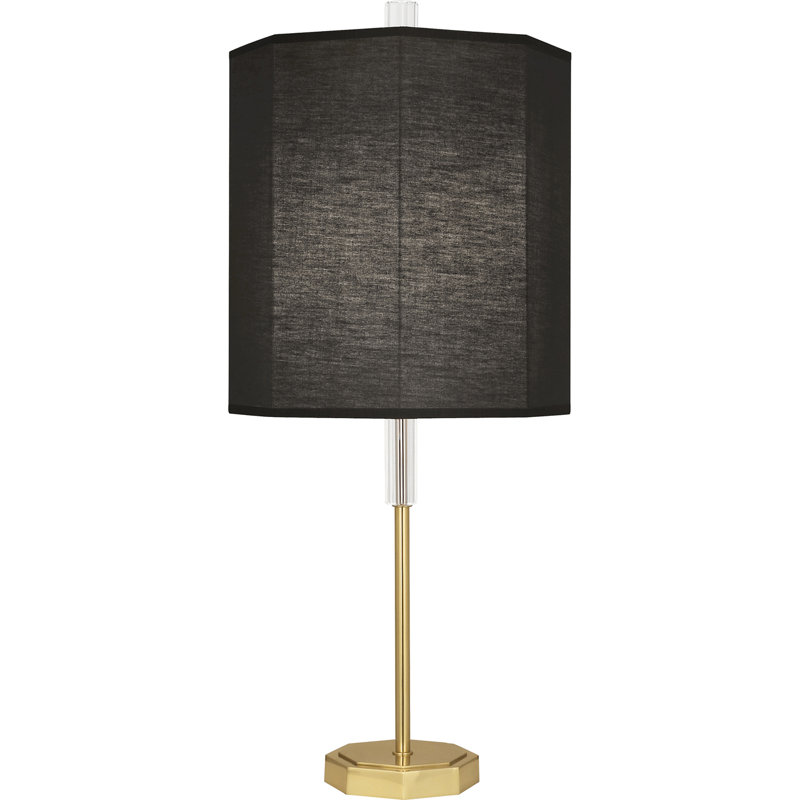 Kate Table Lamp, Modern Brass/Raven Black