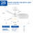 Jareem 28'' Ceiling Fan with LED Lights