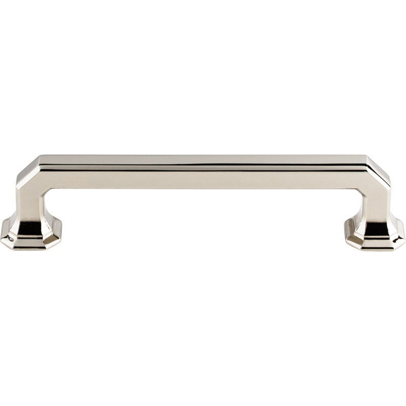 Emerald Bar pull, Polished Nickel, 5" Center to Center