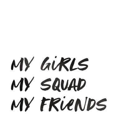 Girl Squad - Wrapped Canvas Print
