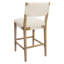 Ensemble de table de bar 36 po avec 2 chaises en lin beige Jenna