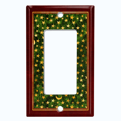 Patterned 1 - Gang Combination Plate Standard Combination Wall Plate