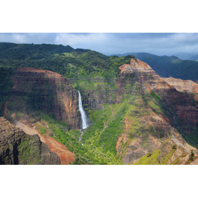 Fleenor Waipo'o Falls - Wrapped Canvas Print