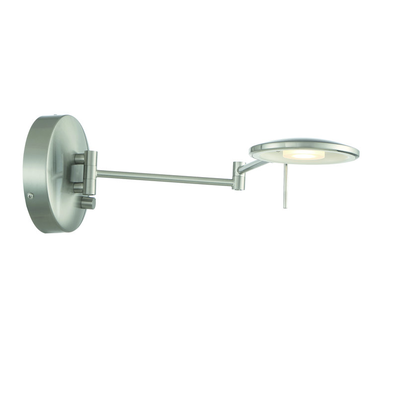 Lampe murale avec bras articulé 1 lumière à DEL Millsap, Bronze
