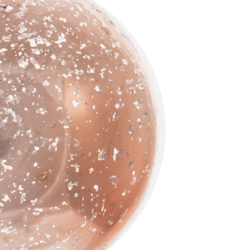 Ornement boule de mercure brillant, Or rose