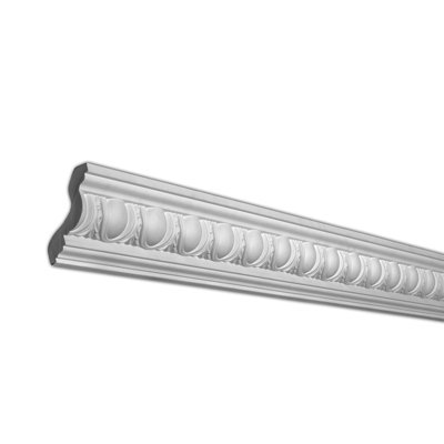 2-9/16 in x 3-1/8 in x 90-1/2 in Egg and Dart Polyurethane Crown Moulding Pro Pack 30 LF