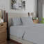 Wrinkle Resistant Brushed Cotton Blend Lightweight Sheet Set-310604882-305448915