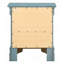 Table de chevet compacte sarcelle traditionnelle-1421397089