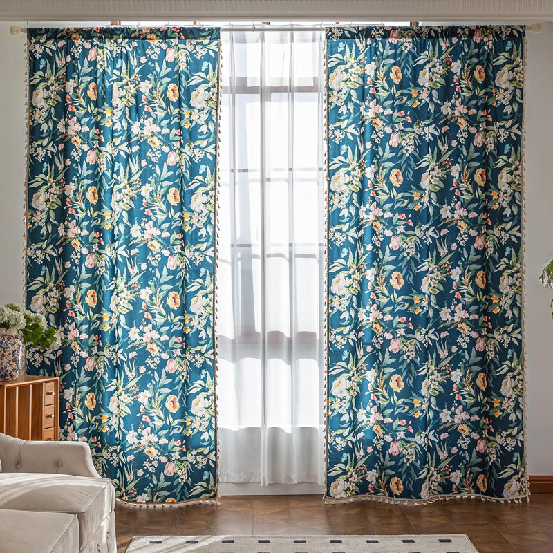Curtain Panel Pair, 132.08cm Width  x 160.02cm Drop