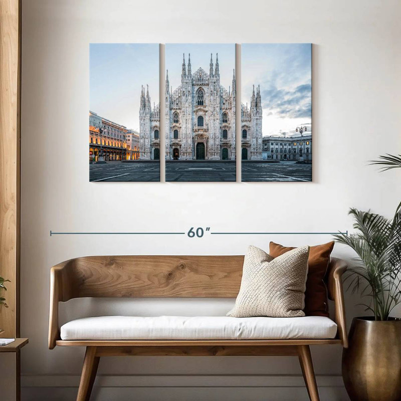 Adella Historic Milan Cathedral, 28" H x 45" W