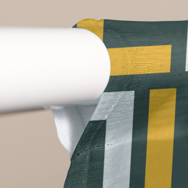 Rideau de luxe Washington, Washington Football vert foncé / or / blanc