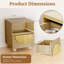 Ensemble de 2 tables de chevet Mid-Century-381720877-376898462