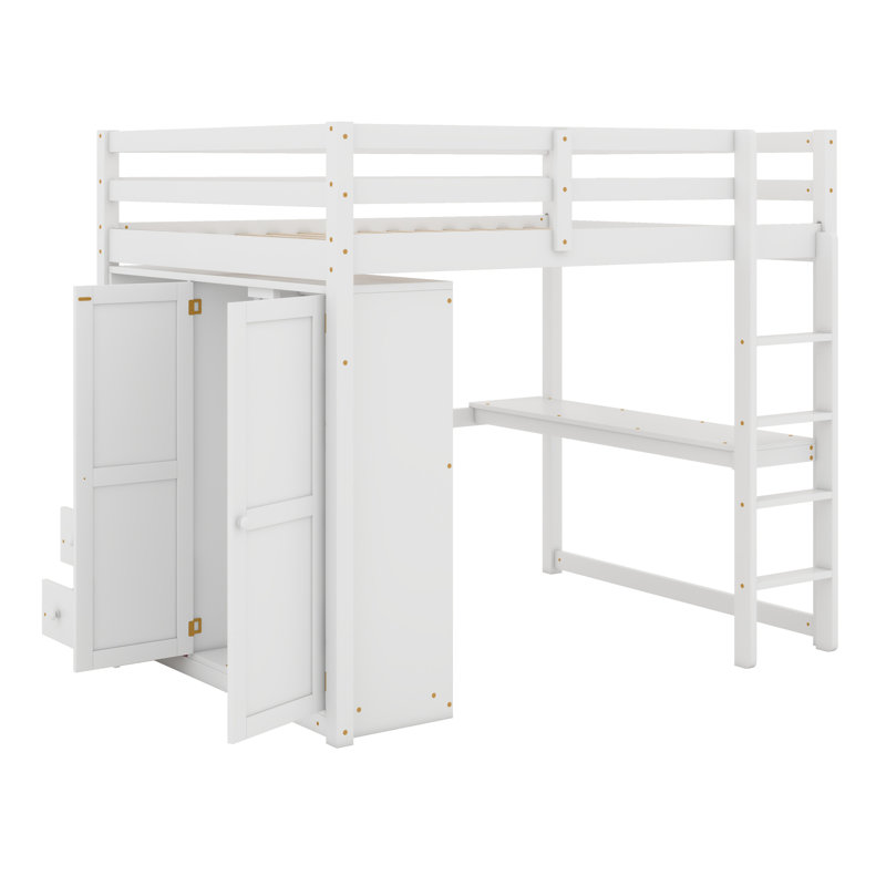 Lit pour enfant Shauna, Blanc