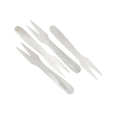 Fourchettes coquillage, ensemble de 4
