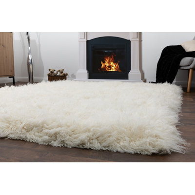Original Greek flokati Rug Jeffry made of wool 4000 g/m²