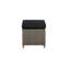 Wicker Outdoor Lounge Chair with Ottoman