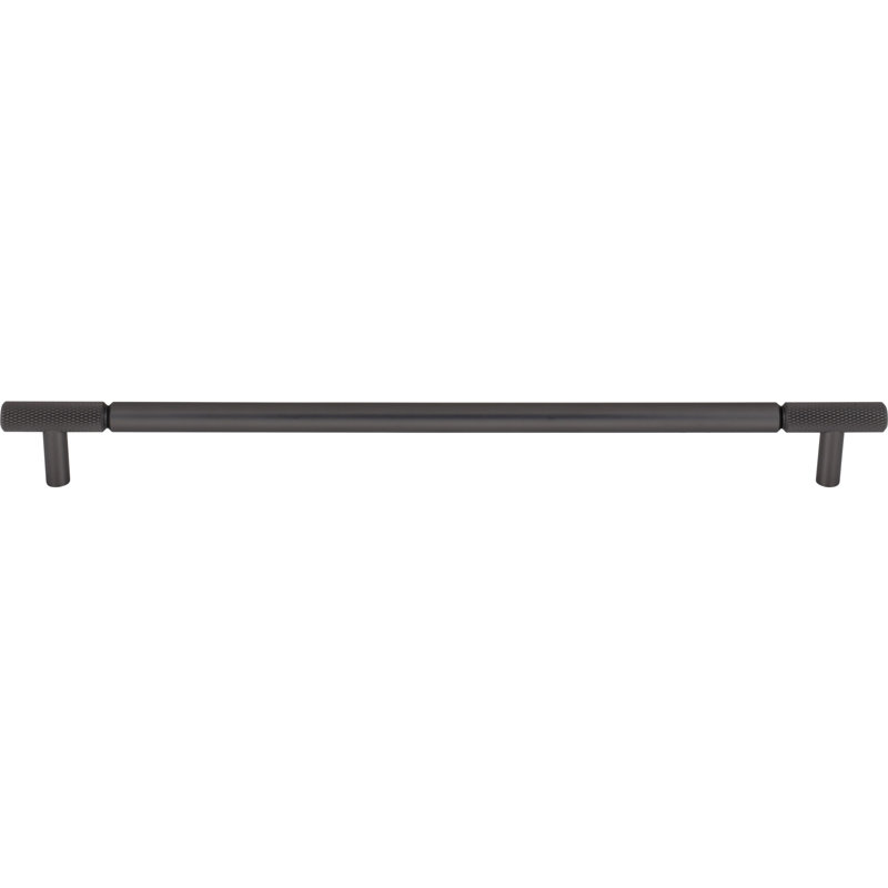 Prestwick Bar Pull, Ash Gray, 12" Center To Center