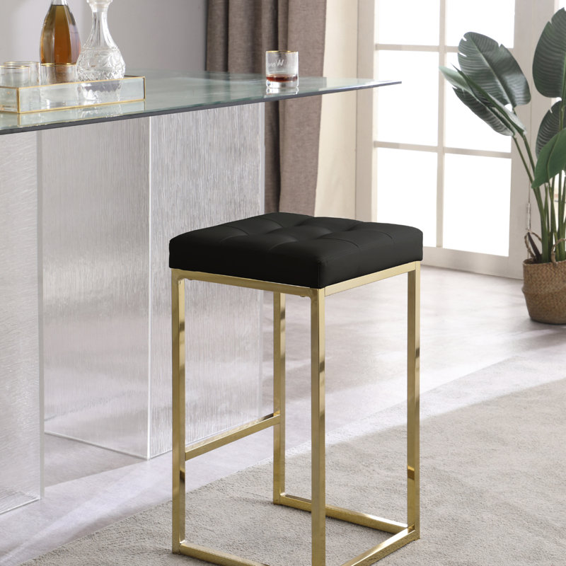 Pipe Counter Stool, Black
