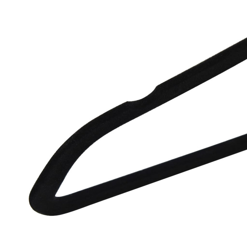 Maydel Non-Slip Standard Hanger, Black