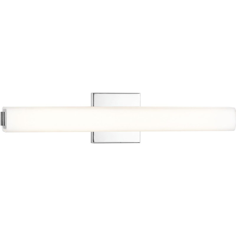 Fitzgerald Dimmable LED Bath Bar, Polished Chrome