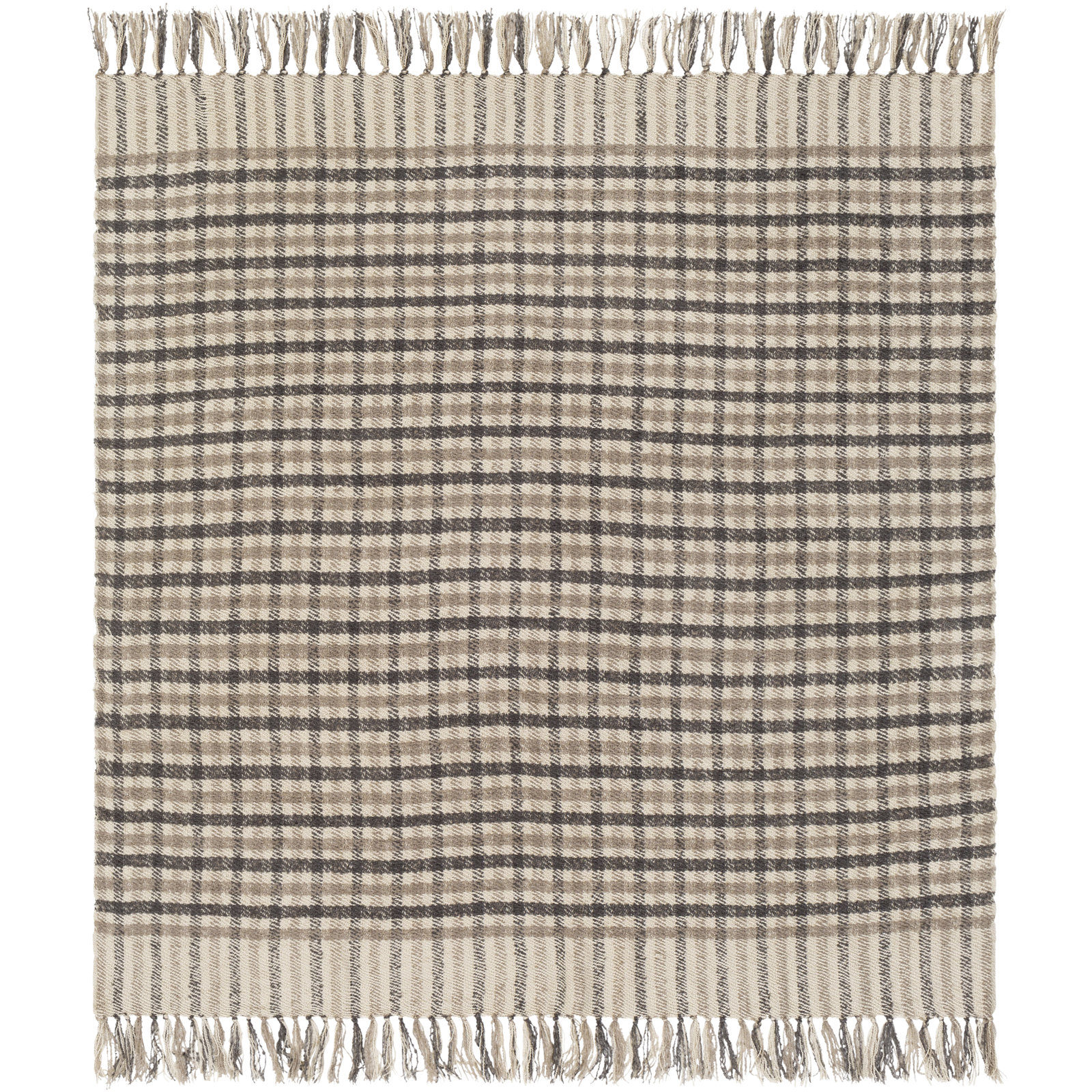 Haymond Acrylic Hand Woven Throw Blanket