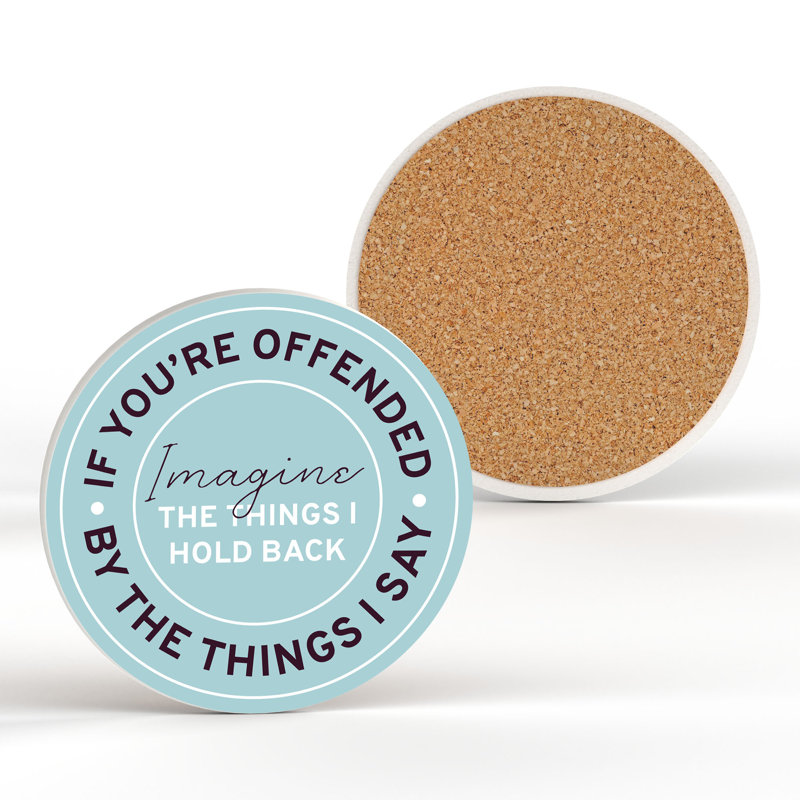Kana Ceramic Round 1 Piece Coaster