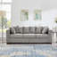 Canapé rembourré en velours avec clous décoratifs argentés-1844928255-1844928253-1844928243