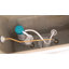 Toilette haute de 53 cm (21 po) avec jupe moderne, couleur ivoire, modèle Los Flexi pour aînés, cuvette allongée, chasse d'eau à tourbillon unique de 4,8 L (1,28 gal), abattant à fermeture amortie, design beige en deux pièces, entraxe de 30,5 cm (12 po).-136220561