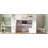 Full Size Loft Bed With Desk And Shelves, Two Built-In Drawers, Storage Staircase