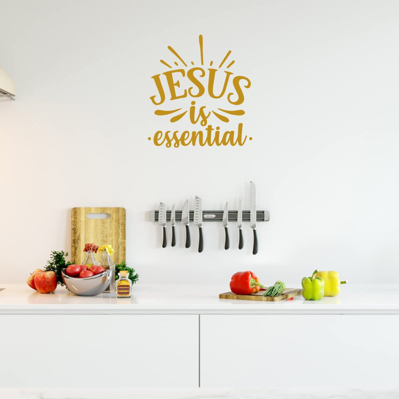 Text & Numbers Non-Wall Damaging Wall Decal, 10" H x 9.25" W, Gold