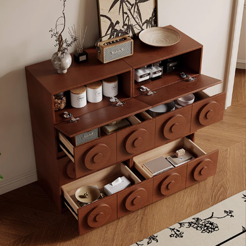 Modern Brown Combinable Sideboard with Storage