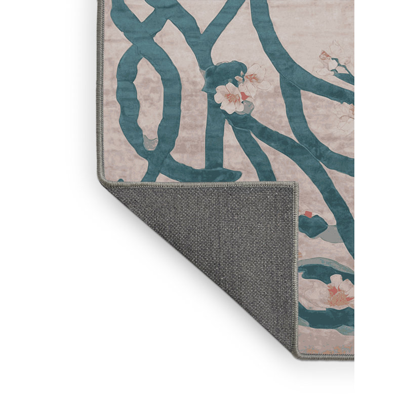 Tapis gris soyeux et moelleux, Tapis de couloir 2 pi x 4 pi