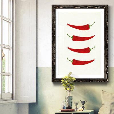 " Hot Peppers " Painting Print