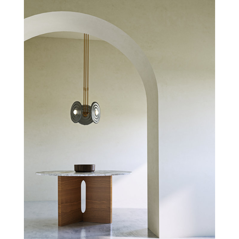 Harbour 3 - Light Pendant, Glossy Opal, Urban Bronze
