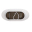Baignoire de trempage autoportante en fibre de verre 62 po x 28,3 po Labrusca-813133473