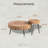 Ensemble de tables basses 2 pièces Ciriclio